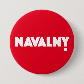 NAVALNY! RONDE BUTTON 7,6 CM (Voorkant)