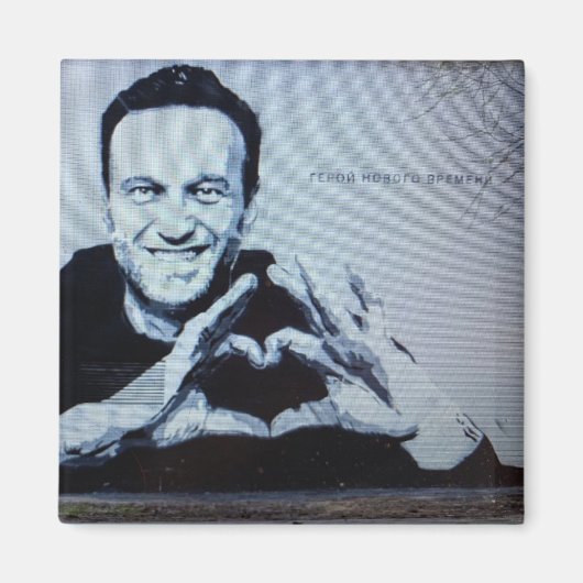 Navalny the Hero van onze tijd Magneet (Voorkant)