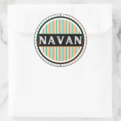 Navan City Pride Emblem – Irish Identity Ronde Sticker (Tas)