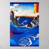 Navaro Rapids Hiroshige Poster (Voorkant)