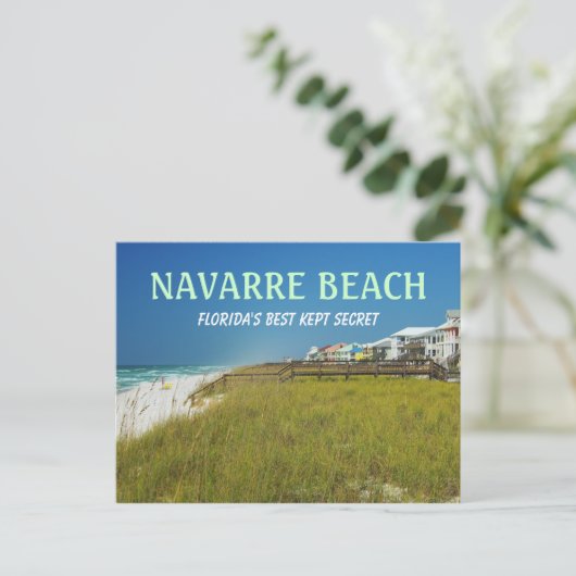 Navarra Beach - het beste geheim van Florida Briefkaart (Staand voorkant)
