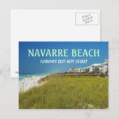 Navarra Beach - het beste geheim van Florida Briefkaart (Voorkant / Achterkant)