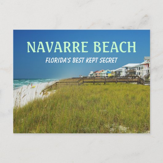 Navarra Beach - het beste geheim van Florida Briefkaart (Voorkant)