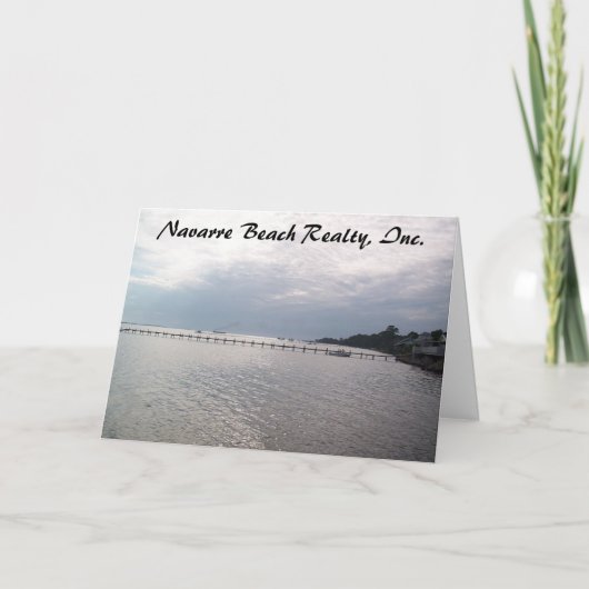 Navarra Beach Kaart (Voorkant)