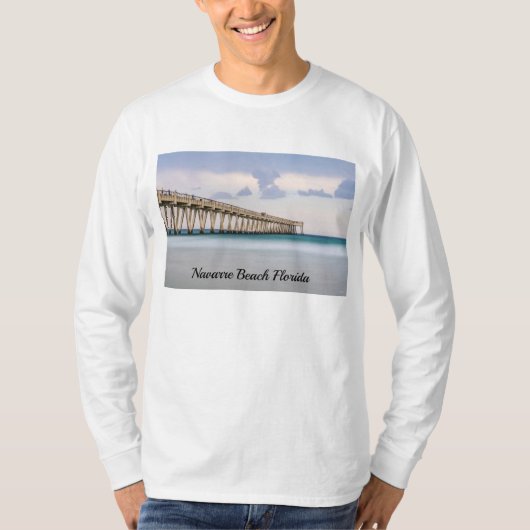Navarra Beach Vist Shirt met lange beschermhoes (Voorkant)