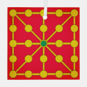 Navarra Glas Ornament (Achterkant)