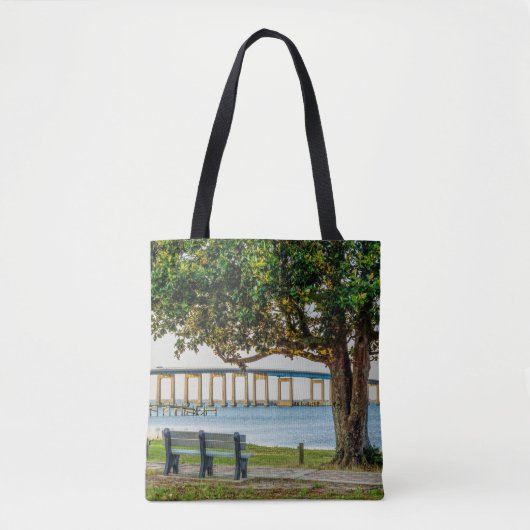 Navarra Park Bench en Bridge Tote Bag (Voorkant)