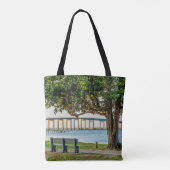 Navarra Park Bench en Bridge Tote Bag (Achterkant)