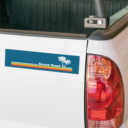 Navarre Beach Florida Bumpersticker (Op Truck)