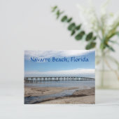 Navarre Beach Florida Causeway brug foto Briefkaart (Staand voorkant)