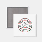 Navarre Beach Florida Fl Retro Surfer Beach Front  Magneet (Voorkant / Achterkant)