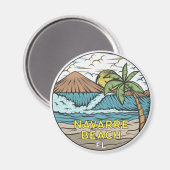 Navarre Beach Florida Magneet (Voorkant / Achterkant)