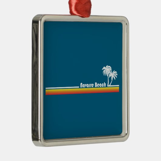 Navarre Beach Florida Metalen Ornament (Rechts)