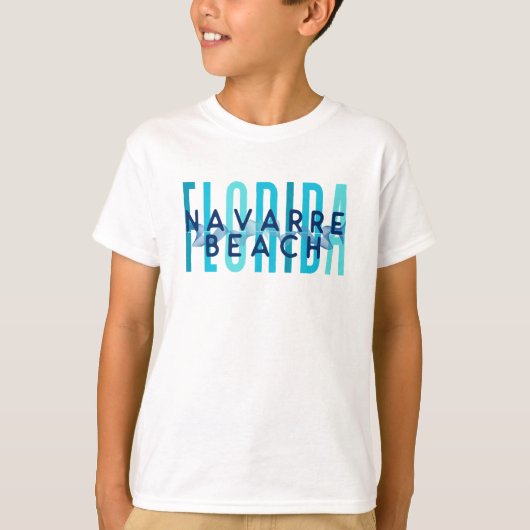 Navarre Beach Florida (Ocean Waves) T-shirt (Voorkant)