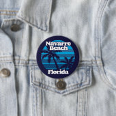 Navarre Beach Florida Ronde Button 7,6 Cm (In situ)