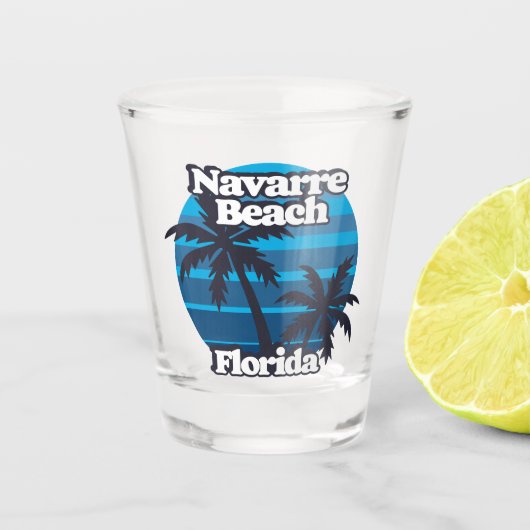 Navarre Beach Florida Shot Glas (Voorkant)