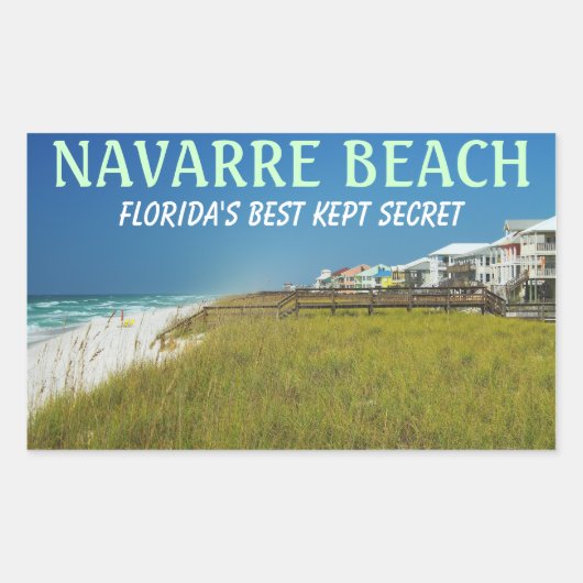 Navarre Beach Florida Stickers (Voorkant)