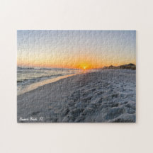 Navarre Beach Florida Sunset Jigzaag Puzzle