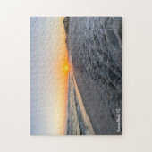 Navarre Beach Florida Sunset Legpuzzel (Verticaal)