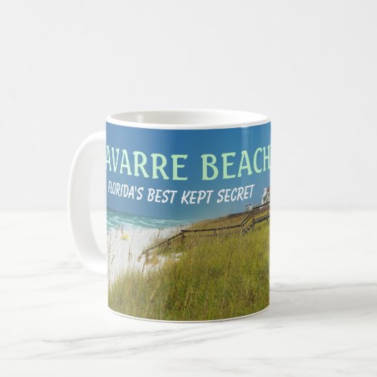 NAVARRE BEACH FLORIDA WHITE MOK (Voorkant links)