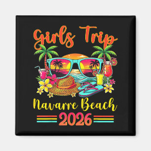 Navarre Beach Florida Zomer Stemming Zonsondergang Magneet