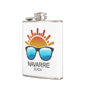 Navarre Beach Florida zonnebril Heupfles (Links)