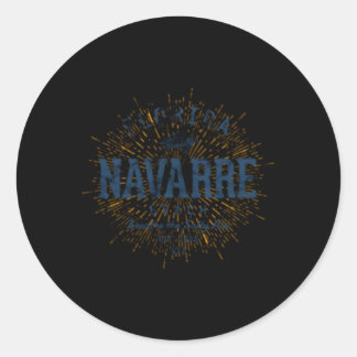 Navarre Beach Ronde Sticker