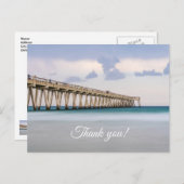 Navarre Beach Vis Pier Dank u Briefkaart (Voorkant / Achterkant)