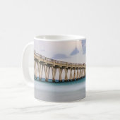 Navarre Beach Vist Pier Koffiemok (Voorkant links)