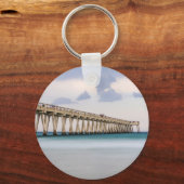 Navarre Beach Vist Pier Sleutelhanger (Voorkant)