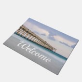 Navarre Beach Vist Pier Welcome Doormat Deurmat (Schuin)