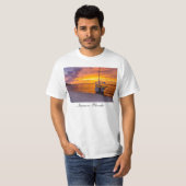Navarre Florida Fire Sunset T-Shirt (Voorkant volledig)