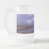 Navarre Florida Lightning Storm, gevist glasbier Matglas Bierpul (Links)
