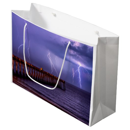 Navarre Florida Lightning Storm Groot Cadeauzakje (Voorkant Gekanteld)