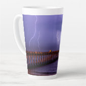 Navarre Florida Lightning Storm Latte Mok (Linkerhoek)