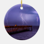 Navarre Florida Lightning Storm Ornament (Achterkant)