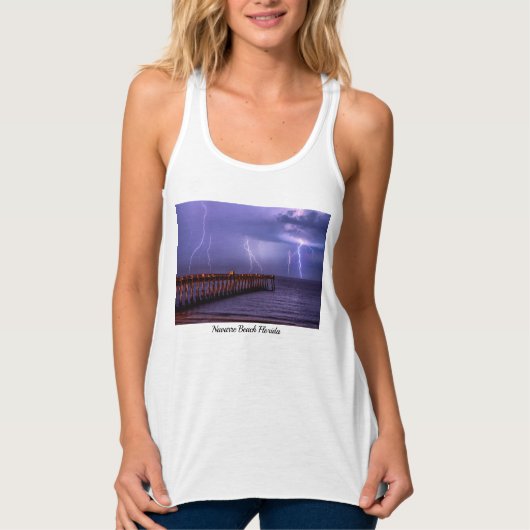 Navarre Florida Lightning Storm Tanktop (Voorkant)