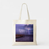 Navarre Florida Lightning Storm Tote Bag (Achterkant)