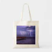 Navarre Florida Lightning Storm Tote Bag (Voorkant)