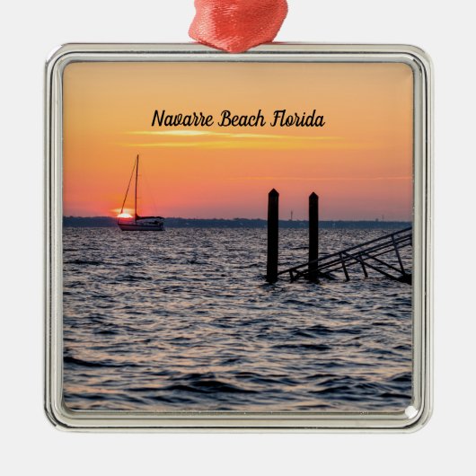 Navarre Florida Santa Rosa Sunrise Ornament (Voorkant)