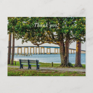 Navarre Park Bank en Brug Dank je Postkaart