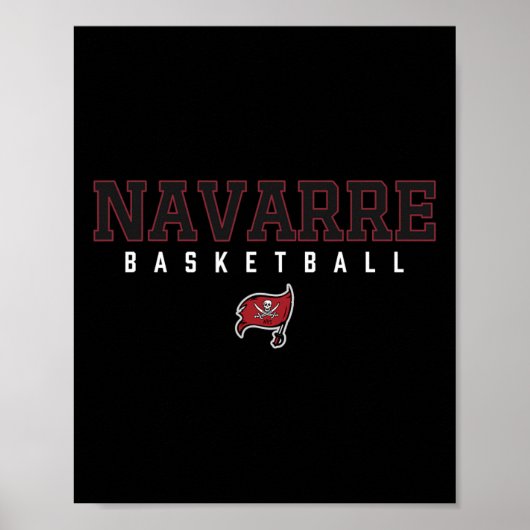 Navarre Raiders Logo Sketll Hs Poster (Voorkant)