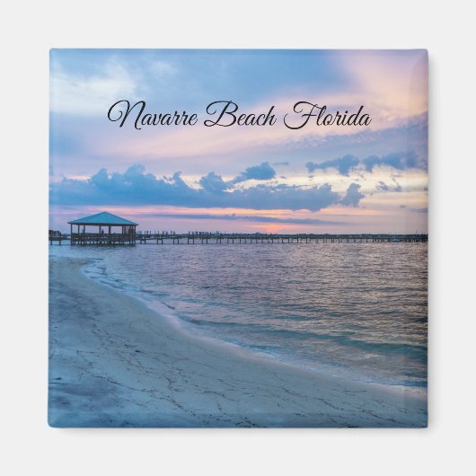 Navarre Santa Rosa Sunset Square Magneet (Voorkant)