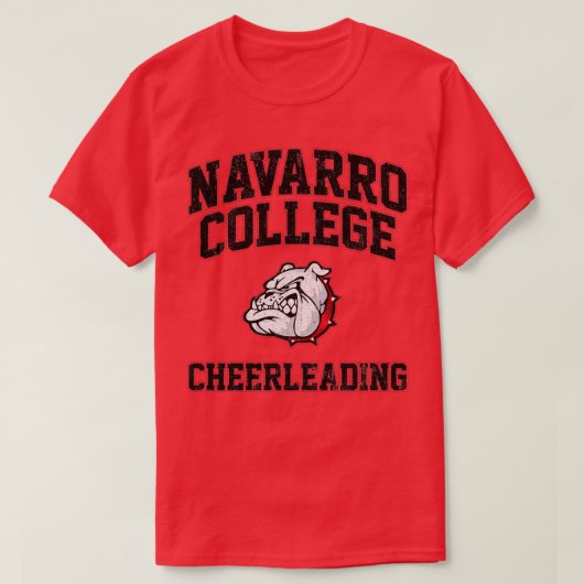 Navarro Bulldogs Cheerlead Variant T-shirt (Design voorkant)