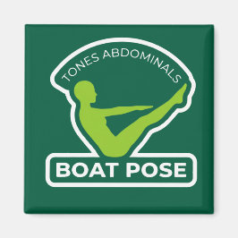 Navasana Boat Pose • Tones Abdominals Yoga Magneet