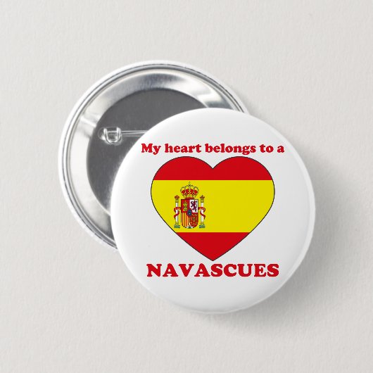 Navascues Ronde Button 5,7 Cm (Voorkant /achterkant)
