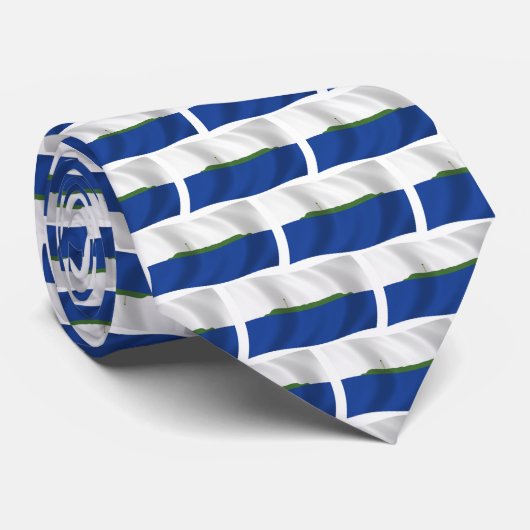 Navassa-eiland Vlag Knoop Stropdas (Opgerold)