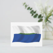 Navassa-eiland Vlag Postkaart (Staand voorkant)