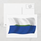Navassa-eiland Vlag Postkaart (Voorkant / Achterkant)