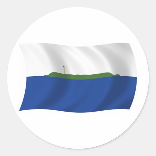 Navassa-eiland Vlag Sticker (Voorkant)